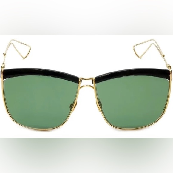 Christian Dior So Electric MY2DJ 58 Gold Black Green MY2 - Picture 1 of 7